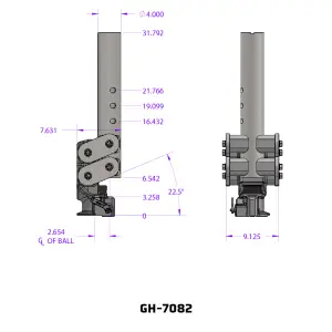 GEN-Y Hitch - GEN-Y Hitch Spartan (Torsion-Flex) Gooseneck with SnapLatch Coupler, 4" Round (Standard), 8.5K Tongue Weight / 24K Towing - Image 6