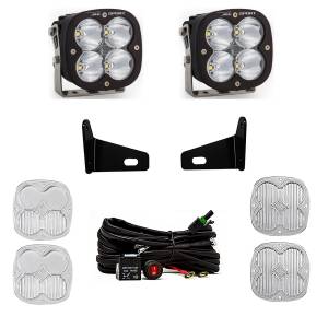 Baja Designs XL Sport A-Pillar Light Kit for Can-Am (2017-24) Maverick X3, Driving/Combo Light Pattern, Clear Lens