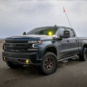 Baja Designs - Baja Designs Squadron Sport Fog Pocket Light Kit for Chevy (2019-22) Silverado 1500 / 2020-22 2500HD/3500HD, Wide Cornering Light Pattern, Baja Amber Lens - Image 2