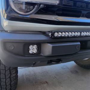 Baja Designs - Baja Designs Squadron Pro Fog Pocket Light Kit for Ford (2019-23) Ranger / (2021-25) Bronco w/ OE Plastic Bumper, Wide Cornering Light Pattern, Clear Lens - Image 2