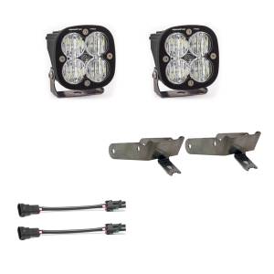 Baja Designs Squadron Pro Fog Pocket Light Kit for Ford (1999-10) F-250/350 Super Duty (Wide Cornering Light Pattern, Clear Lens)