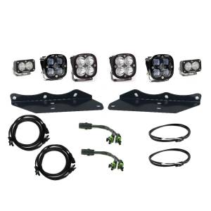Baja Designs Squadron SAE/S2 Fog Pocket Light Kit for Ford (2017-20) F-150 Raptor, SAE Fog Light Pattern, Clear Lens