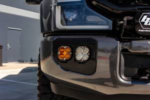 Baja Designs - Baja Designs Squadron SAE/Pro Fog Pocket Light Kit for Ford (2020-22) F-250/350 Super Duty, SAE Fog Light Pattern, Clear Lens, Toggle Wiring - Image 3