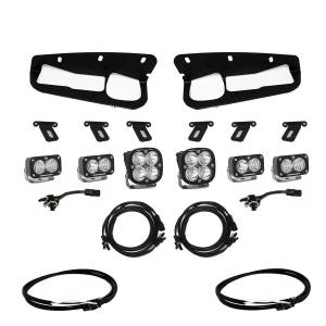 Baja Designs Squadron Sport/S2 Sport Fog Pocket Light Kit for Ford (2021-25) Bronco / (2022-25) Bronco Raptor, Multi-Pattern Light Pattern, Clear Lens, Toggle Wiring