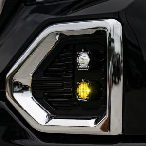 Baja Designs - Baja Designs S1 Dual Fog Pocket Light Kit for GMC (2019-22) Sierra 1500, Wide Cornering/Spot Light Pattern, Clear/Clear Lens - Image 3