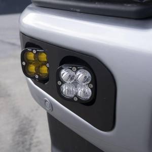 Baja Designs - Baja Designs Squadron SAE/Squadron Sport Dual Fog Pocket Light Kit for Ford (2023-25) F-250/350 Super Duty, SAE Fog Light Pattern, Baja Amber Lens, Toggle Wiring - Image 2