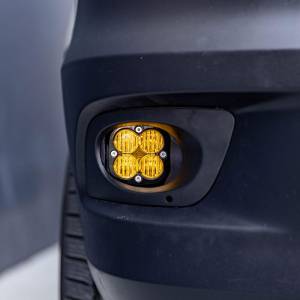 Baja Designs - Baja Designs Squadron Sport Fog Pocket Light Kit for Mercedes (2014-18) Sprinter Van, Wide Cornering Light Pattern, Baja Amber Lens - Image 2