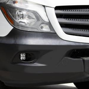 Baja Designs - Baja Designs Squadron Pro Fog Pocket Light Kit for Mercedes (2014-18) Sprinter Van, Wide Cornering Light Pattern, Clear Lens - Image 2