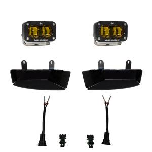Baja Designs S2 SAE Fog Pocket Light Kit for RAM (2019-25) 2500/3500, Baja Amber Lens