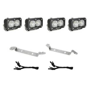 Baja Designs S2 Sport OEM Fog Light Replacement Kit for Toyota (2025) 4Runner, Non-TRD Pro, Wide Cornering Light Pattern, Clear Lens
