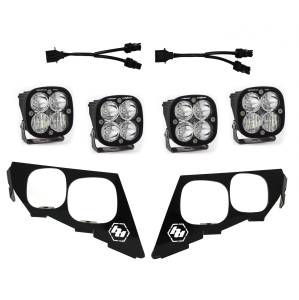 Baja Designs Squadron Unlimited Headlight Kit for Arctic Cat (2020-21) Wildcat XX / Textron (2018-19) Wildcat XX, Multi-Pattern Light Pattern, Clear Lens