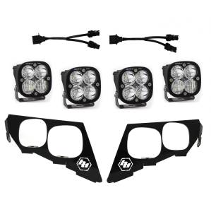 Baja Designs Squadron Pro Headlight Kit for Arctic Cat (2020-21) Wildcat XX / Textron (2018-19) Wildcat XX, Multi-Pattern Light Pattern, Clear Lens