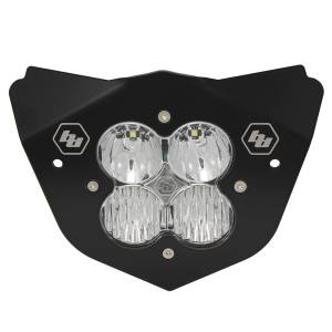 Baja Designs XL Pro Headlight Kit for Yamaha (2015-25) WR250F / (2012-18 & 2021-25) WR450F, Driving/Combo Light Pattern, Clear Lens