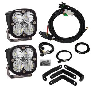 Baja Designs Squadron Sport Headlight Kit for BMW (2013-18) R1200GS (Driving/Combo Light Pattern, Clear Lens)