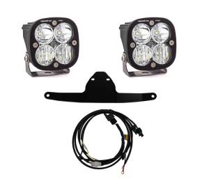 Baja Designs Squadron Pro Frame Mount Light Kit for Honda (2016-20) Africa Twin, Driving/Combo Light Pattern, Clear Lens