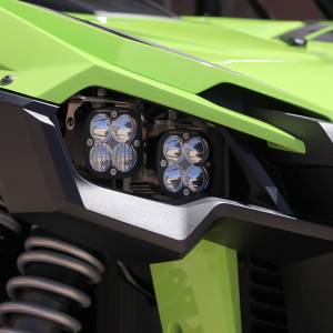 Baja Designs Squadron Pro Headlight Kit for Honda (2019-21) Talon, Multi-Pattern Light Pattern, Clear Lens