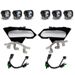 Baja Designs S1 Triple LED/Laser Headlight Kit for Can-Am (2017-24) Maverick X3