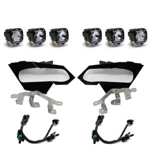 Baja Designs S1 Triple LED Headlight Kit for Can-Am (2017-24) Maverick X3