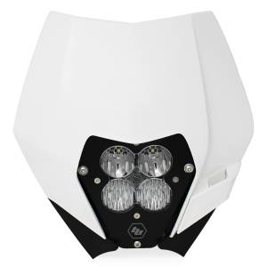 Baja Designs XL Pro (A/C) Headlight Kit w/ Shell for KTM (2008-13), Driving/Combo Light Pattern, Clear Lens