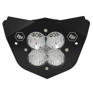 Baja Designs XL Sport Headlight Kit for Yamaha (2015-25) WR250F / (2012-25) WR450F, Driving/Combo Light Pattern, Clear Lens