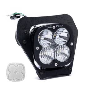 Baja Designs XL Pro (D/C) Headlight Kit for KTM (2024-25) 350 EXC-F;500 EXC-F; 450 XCF-W; 350 XW-F; 500 XW-F; 150 XC-W; 250 XC-W; 300 XC-W, Driving/Combo Light Pattern, Clear Lens