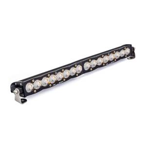 Baja Designs S8 Straight LED Light Bar - Universal (20 Inch, Wide Cornering Light Pattern, Clear Lens)