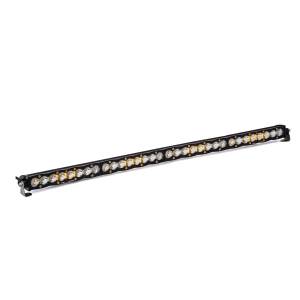 Baja Designs S8 Straight LED Light Bar - Universal (40 Inch, Driving/Combo Light Pattern, Clear Lens)