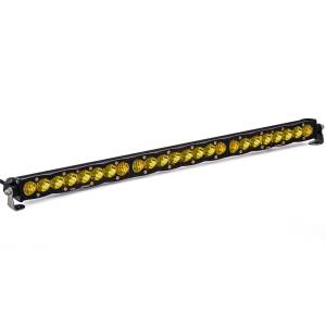 Baja Designs S8 Straight LED Light Bar - Universal (30 Inch, Driving/Combo Light Pattern, Baja Amber Lens)