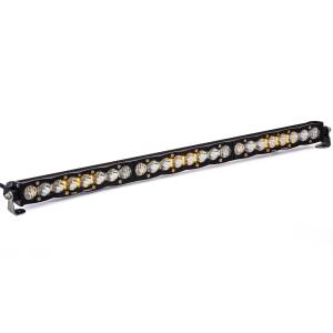 Baja Designs S8 Straight LED Light Bar - Universal (30 Inch, Driving/Combo Light Pattern, Clear Lens)