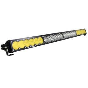Baja Designs 40 Inch OnX6 Straight Dual Control LED Dual Control Light Bar - Universal, Driving/Combo Light Pattern, Baja Amber/Clear Lens