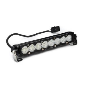 Baja Designs S8 Straight LED Light Bar - Universal (10 Inch, Work/Scene Light Pattern, Clear Lens)