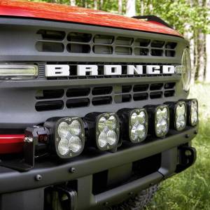 Baja Designs - Baja Designs XL Linkable Bumper Light Kit for Ford (2021-25) Bronco / (2022-25) Bronco Raptor w/ OE Steel Bumper, Multi-Pattern Light Pattern, Clear Lens, Toggle Wiring - Image 2
