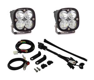 Baja Designs Squadron Pro Frame Mount Light Kit for Triumph (2011-19) Tiger 800XC, Driving/Combo Light Pattern, Clear Lens