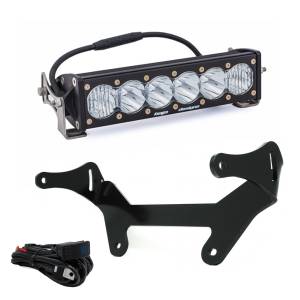 Baja Designs OnX6+ LED 10 Inch Shock Mount Light Bar Kit for Can-Am (2017-24) Maverick X3, Driving/Combo Light Pattern, Clear Lens