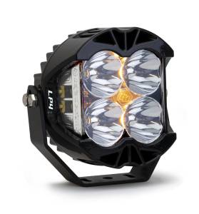Baja Designs LP4 Pro LED Auxiliary Light Pod, Spot Light Pattern, Clear Lens, Amber Backlight - Universal