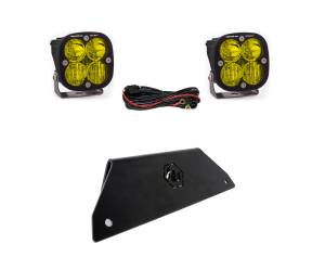 Baja Designs Squadron Sport Bumper Lower Mount Light Kit for Polaris (2020-25) RZR Pro XP, Driving/Combo, Clear Lens