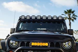 Baja Designs - Baja Designs XL Linkable Roof Mount Light Kit for Jeep (2007-18) Wrangler JK; Multi-Pattern Light Pattern, Clear Lens - Image 3