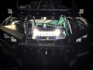 Baja Designs - Baja Designs S8 10 Inch Hood Mount Light Bar Kit for Polaris (2016-18) RZR XP Turbo - Image 2