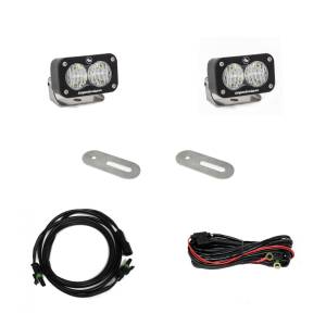 Baja Designs S2 Sport Dual Reverse Light Kit for Ford (2017-22) F-250 / F-350 Super Duty, Wide Cornering, Clear Lens, Toggle Wiring