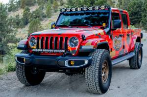 Baja Designs - Baja Designs 8XL Linkable Roof Mount Light Kit for Jeep (2020-25) Gladiator / (2018-25) Wrangler JL Exc. Rubicon 392, Mojave, 4xE, Multi-Pattern Light Pattern, Clear Lens, Upfitter Wiring - Image 2
