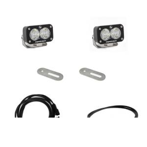 Baja Designs S2 Sport Dual Reverse Light Kit for Ford (2017-22) F-250 / F-350 Super Duty, Wide Cornering, Clear Lens, Upfitter Wiring