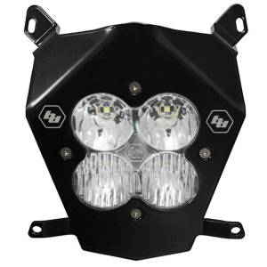 Baja Designs XL Pro (D/C) Headlight Kit for KTM (2012-18) 690 Enduro R, Driving/Combo Light Pattern, Clear Lens