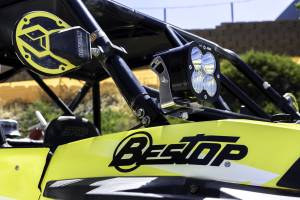 Baja Designs - Baja Designs XL Pro A-Pillar Light Kit for Polaris (2014-22) RZR XP 1000; XP Turbo; Turbo S, Spot Light Pattern, Clear Lens - Image 3