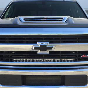 Baja Designs - Baja Designs OnX6+ 30 Inch Grille Light Bar Kit for Chevrolet (2017) Silverado 2500HD/3500HD, Driving/Combo Light Pattern, Clear Lens - Image 2