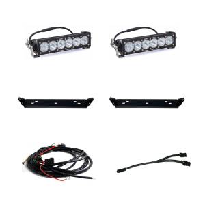 Baja Designs OnX6+ 10 Inch Dual Behind Grille Light Bar Kit for Ford (2021-25) F-150 Raptor / (2024-25) F-150 Raptor 37/R, Driving/Combo Light Pattern, Clear Lens