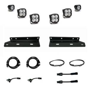 Baja Designs Squadron Aftermarket Sport/S1 Fog Pocket Light Kit for Ford (2021-25) F-150 Raptor, Multi-Pattern Light Pattern, Clear Lens