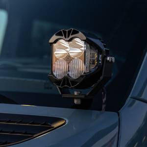 Baja Designs - Baja Designs LP4 A-Pillar Kit for Mercedes (2019-25) Sprinter, Driving/Combo Light Pattern, Clear Lens, Toggle Wiring - Image 2