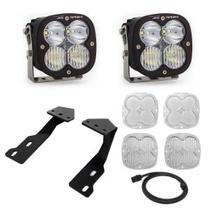 Baja Designs XL Sport A-Pillar Kit for Mercedes (2019-25) Sprinter, Driving/Combo Light Pattern, Clear Lens, Toggle Wiring