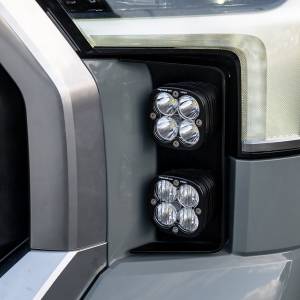 Baja Designs Squadron Pro Vent Kit for Toyota (2022-25) Tundra, Multi-Pattern Light Pattern, Clear Lens
