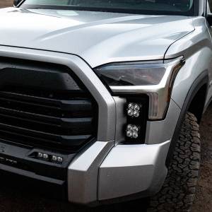 Baja Designs - Baja Designs Squadron Pro Vent Kit for Toyota (2022-25) Tundra, Multi-Pattern Light Pattern, Clear Lens - Image 2